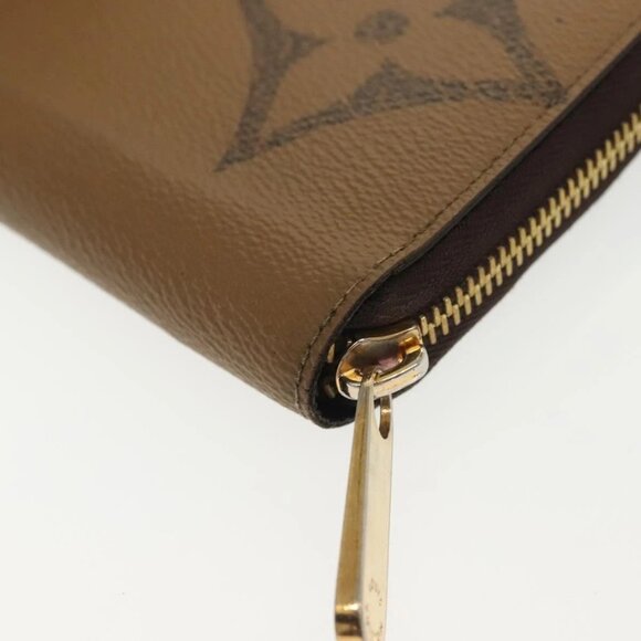 LOUIS VUITTON Monogram Giant Reverse Zippy Wallet Long Wallet M69353 Auth 135027 - Picture 4 of 16